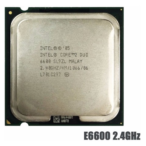 ⚡️ Intel Core 2 Duo E6600 2.4 Ghz Dual-Core Cpu Processor 4M 65W 1066 Lga 775 | Shopee Philippines