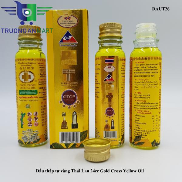 Dầu Thập Tự Vàng Thái Lan Gold Cross Yellow Oil 24Cc Ttv24