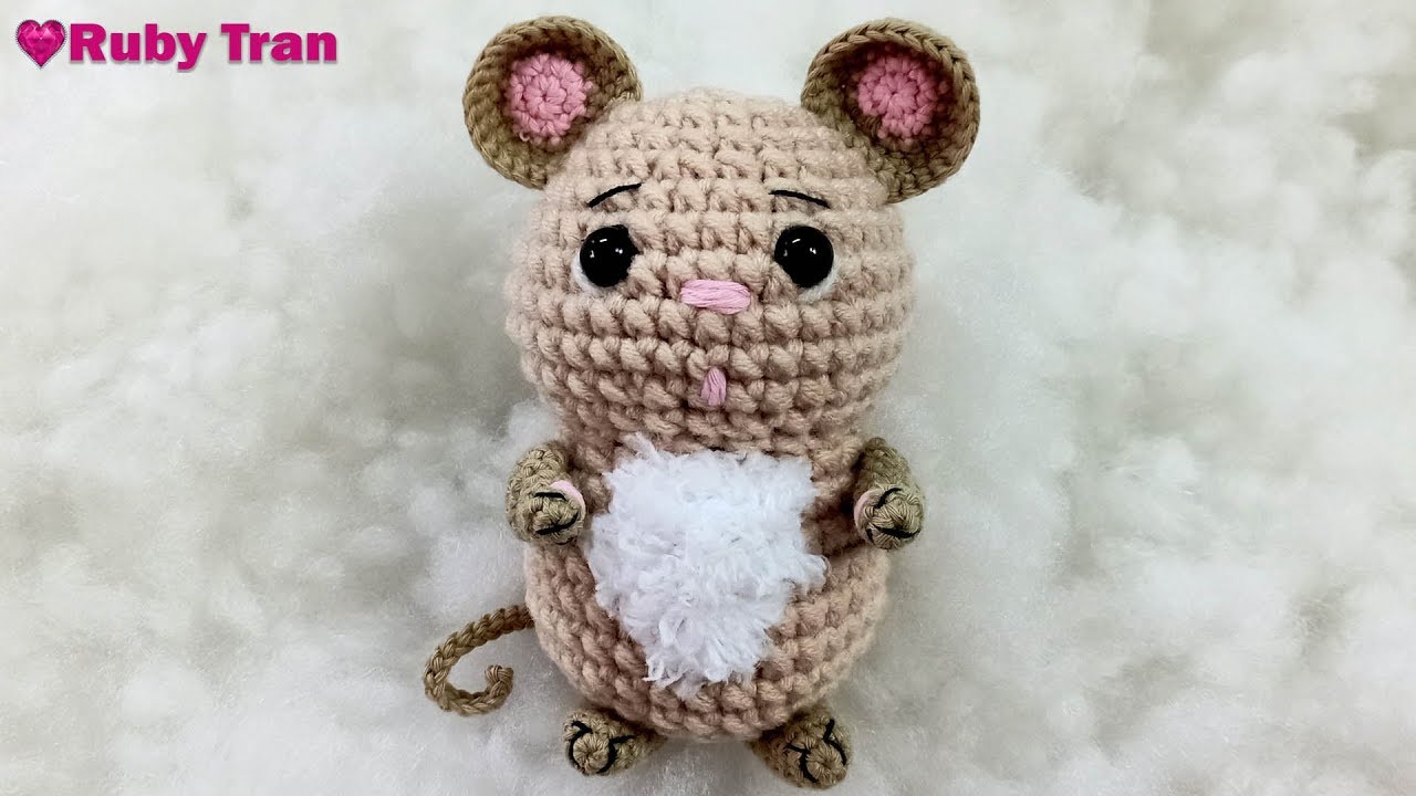 Hướng Dẫn Móc Chuột Làm Móc Gắn Chìa Khóa | Crochet Key Hook Mouse  Amigurumi Handmade - Youtube