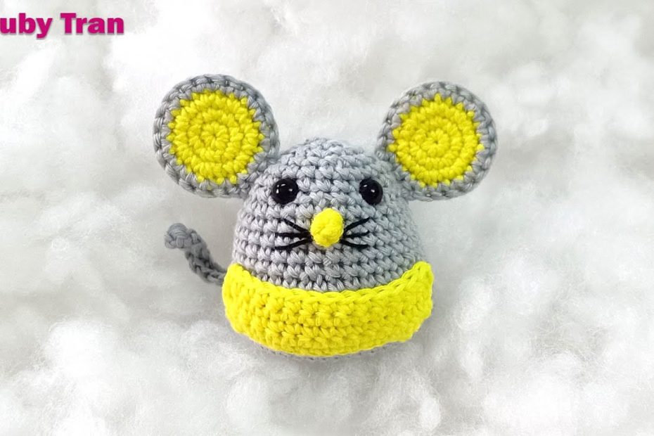 Hướng Dẫn Móc Chuột Túi Mini Làm Móc Khóa | Crochet Key Hook Mouse  Amigurumi Handmade - Youtube