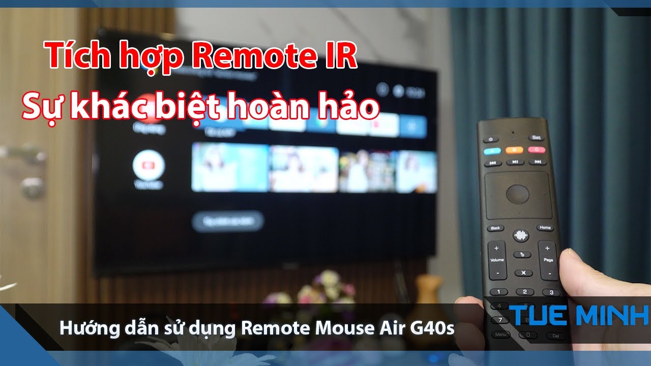 Hướng Dẫn Sử Dụng Remote Mouse Air G40S - Tích Hợp Remote Ir, Sự Khác Biệt  Hoàn Hảo - Youtube