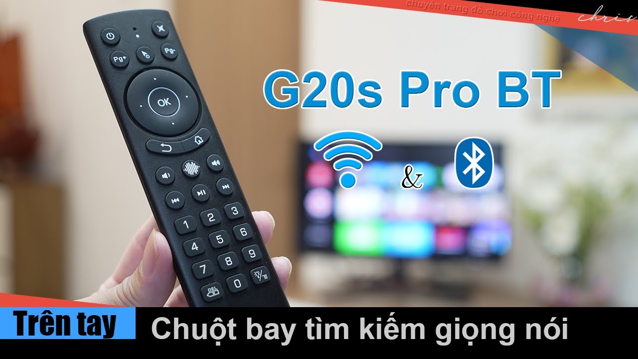 Trên Tay Mouse Air Voice G20S Pro Bt (Wifi 2.4G & Bluetooth) Điều Khiển  Chuột Bay Tìm Kiếm Giọng Nói - Youtube