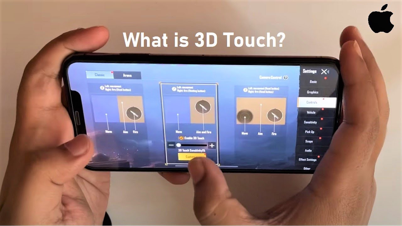 How To Use 3D Touch In Pubg Or Bgmi | What Is 3D Touch In Iphone Or Ipad ðŸ˜±  - Youtube