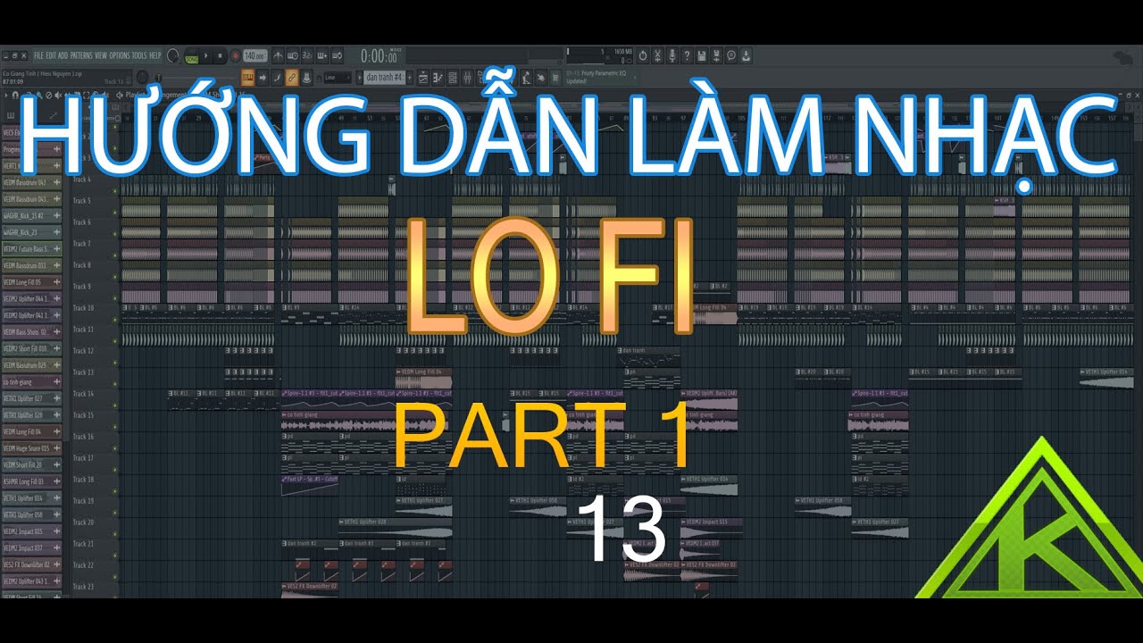 Hướng Dẫn Làm Nhạc Lofi Part 1 - Hoàng Kindy - Fl Studio - Youtube