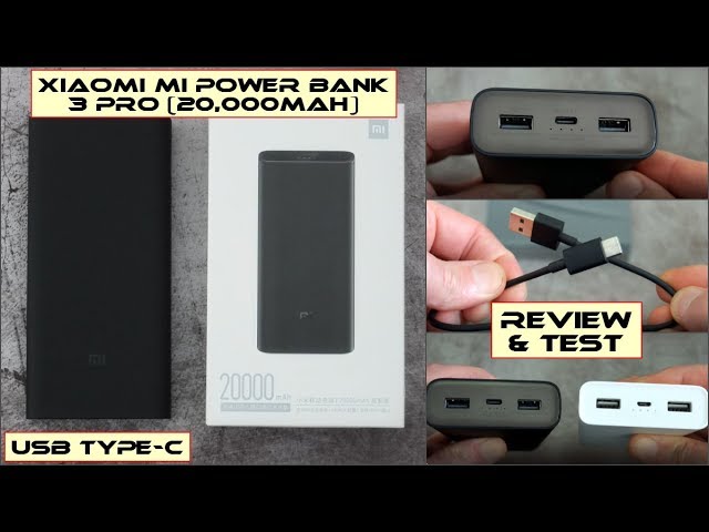 Xiaomi Mi Power Bank 3 Pro (20,000Mah): Review/Test - Youtube