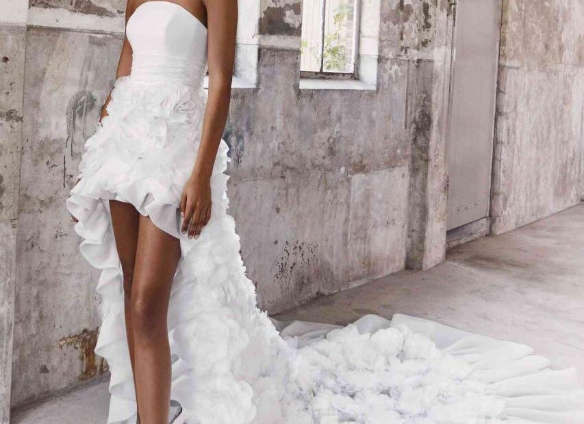 13 High-Low Wedding Dresses We Love