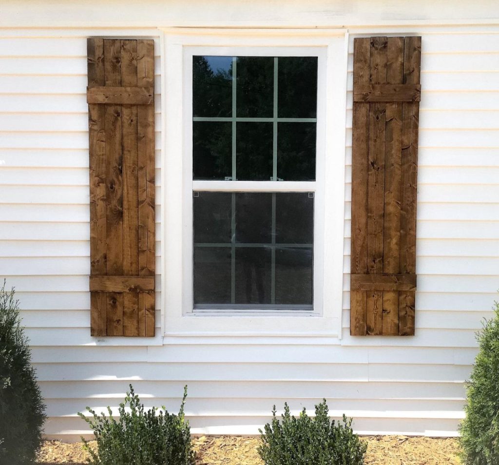 Upgrade Your Home With Stunning White Vinyl Siding And Wood Shutters Boost Curb Appeal Today