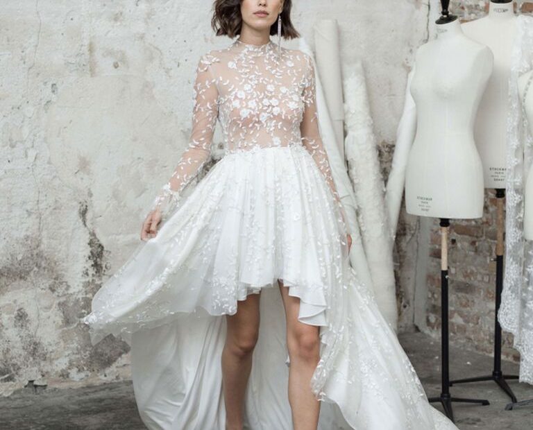 These High-Low Wedding Dresses Offer The Best Of Both Worlds