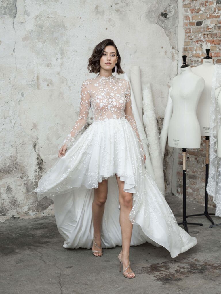 These High-Low Wedding Dresses Offer The Best Of Both Worlds