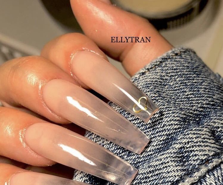 Ombré Acrylic Nails | Ombre Acrylic Nails, Clear Glitter Nails, Acrylic  Nails Coffin Short