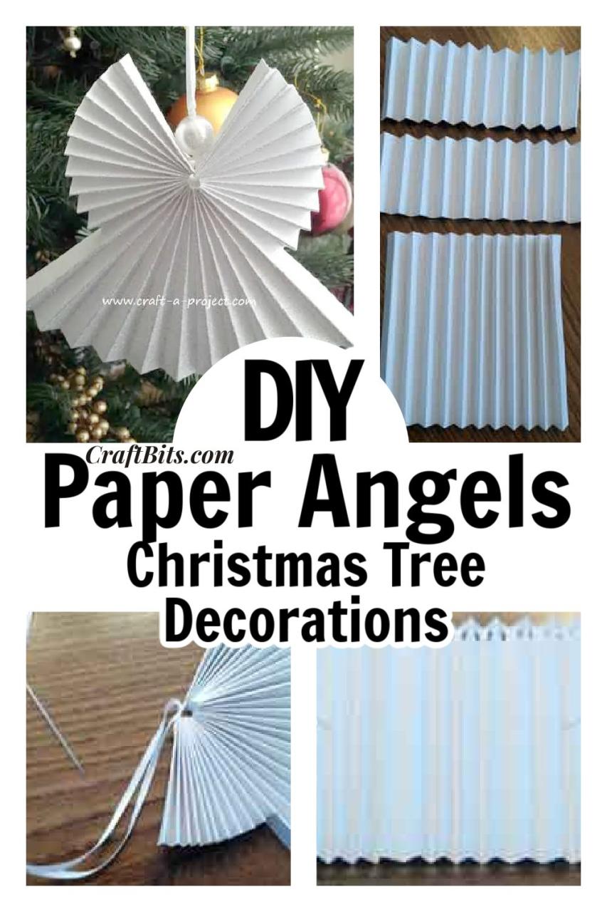Paper Christmas Angel Ornament — Craftbits.Com