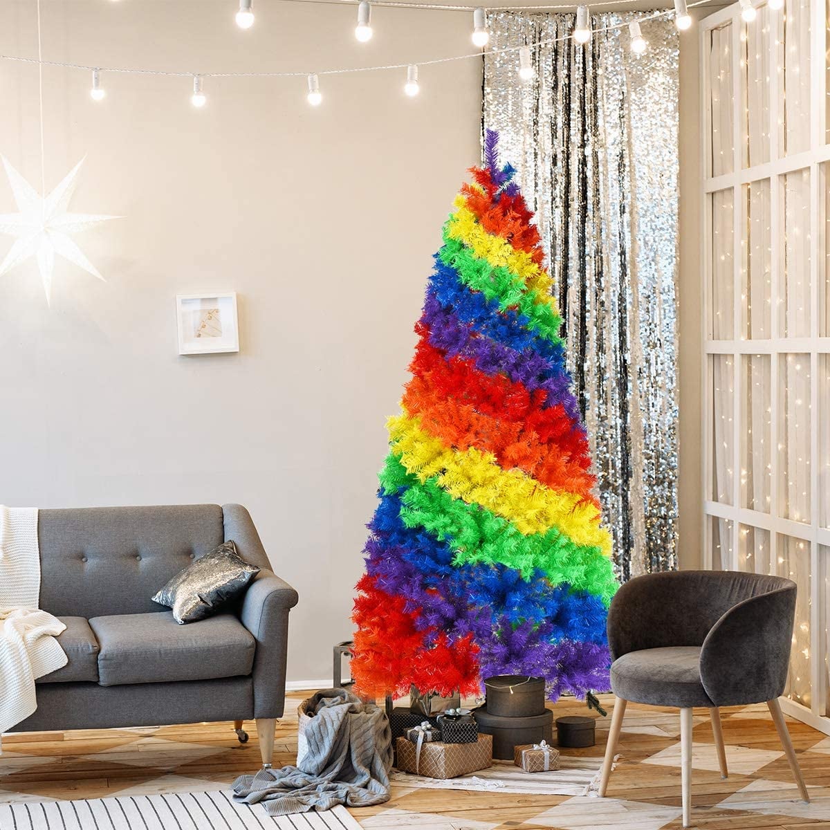 Best Rainbow Christmas Decor | Popsugar Home