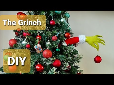 Awesome Diy The Grinch Arm/ Christmas Ornament / Christmas Deco/ Easy To  Make - Youtube