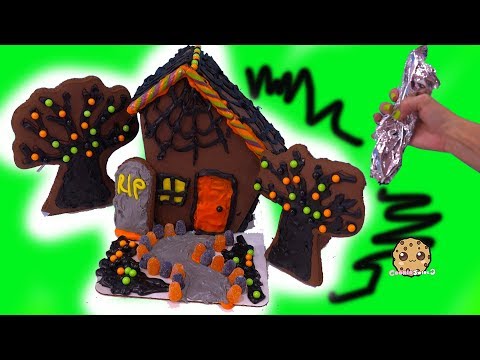Halloween Gingerbread Cookie House Craft Kit No Bake Food Holiday Set Video