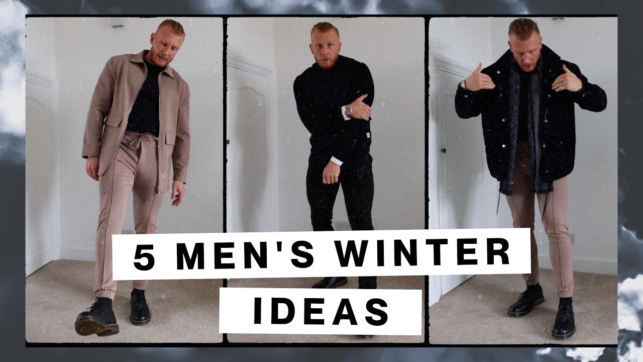 5 Men'S Winter Outfit Ideas | Christmas Party Fashion Try On - Youtube
