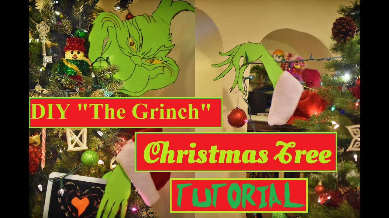 Diy Grinch Christmas Tree - Youtube