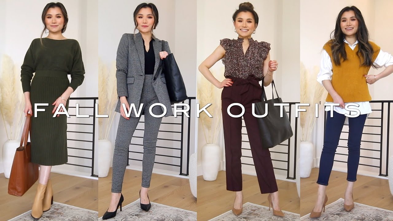 Fall Work Outfit Ideas | Fall Business Casual Work Outfits - Loft Clothing  Haul | Miss Louie - Youtube