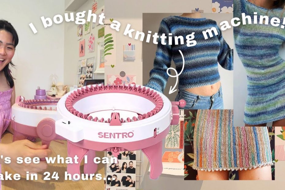 I Bought A Knitting Machine… Let'S See What I Can Make In 24 Hours //  Sentro Knitting Machine ❣️🎀 - Youtube