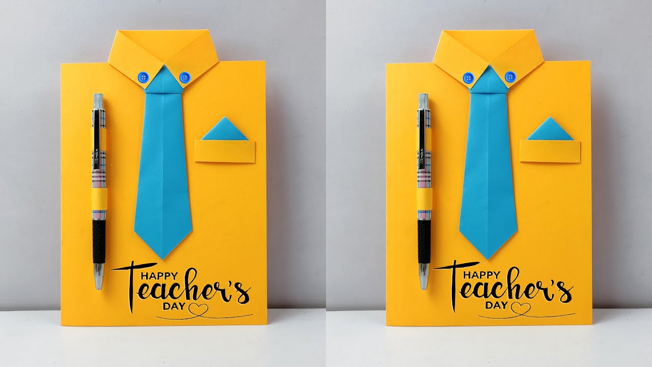 Teachers Day | Diy Teachers Day Card | Handmade Teachers Day Card | Teachers  Day Card Making Easy - Youtube