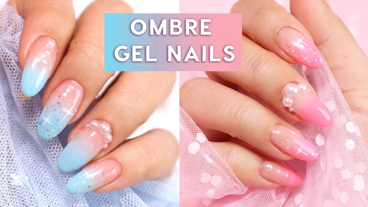 Easy Ombre Gel Nail Art 💅🏻 - Youtube