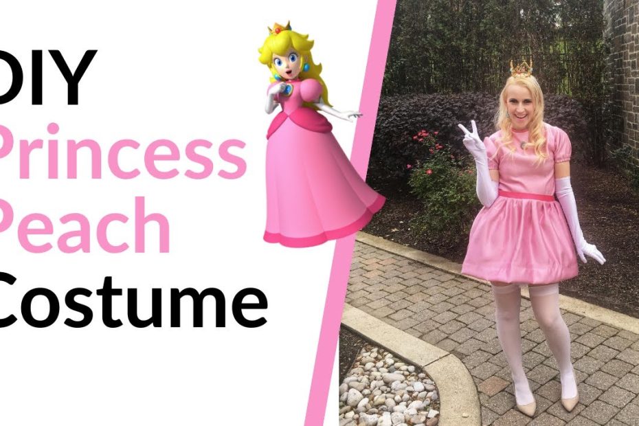 Diy Princess Peach Super Mario Costume - Youtube