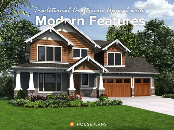 Style Focus: Modern Craftsman House Plans - Houseplans Blog - Houseplans.Com