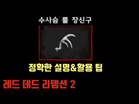 [레데리2] 수사슴 뿔 장신구 정확한 설명&활용팁